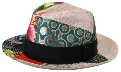 Dolce & Gabbana Multicolor Patchwork Fedora Hat