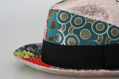 Dolce & Gabbana Multicolor Patchwork Fedora Hat