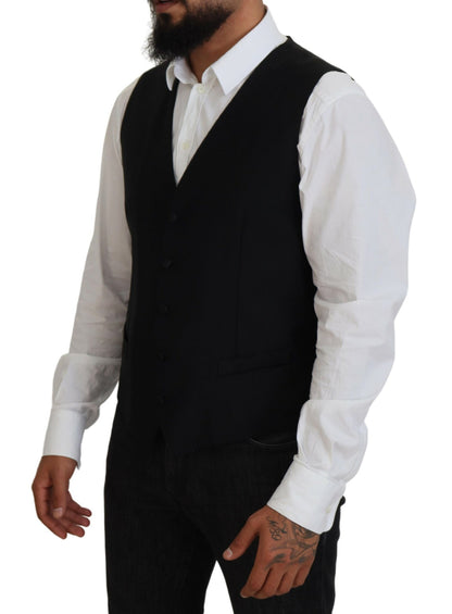  - Elegant Single Breasted Formal Vest