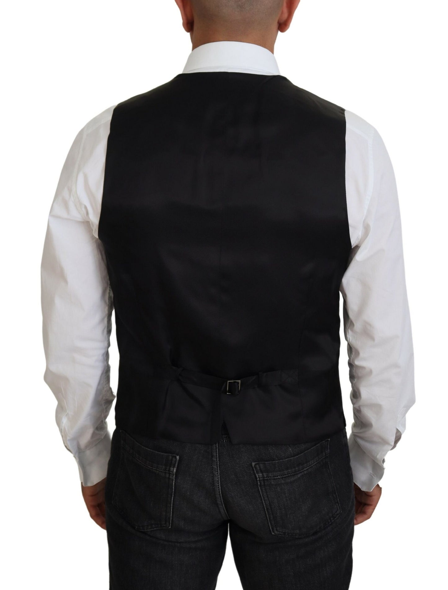  - Elegant Single Breasted Formal Vest