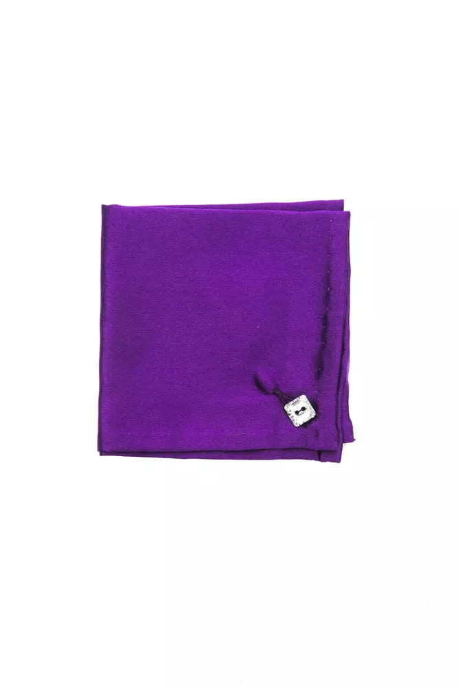  - Purple Sisal Men Pocket Square