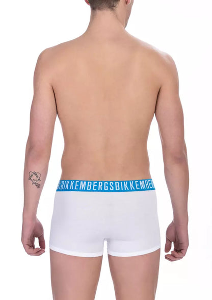  - White Cotton Men Trunk