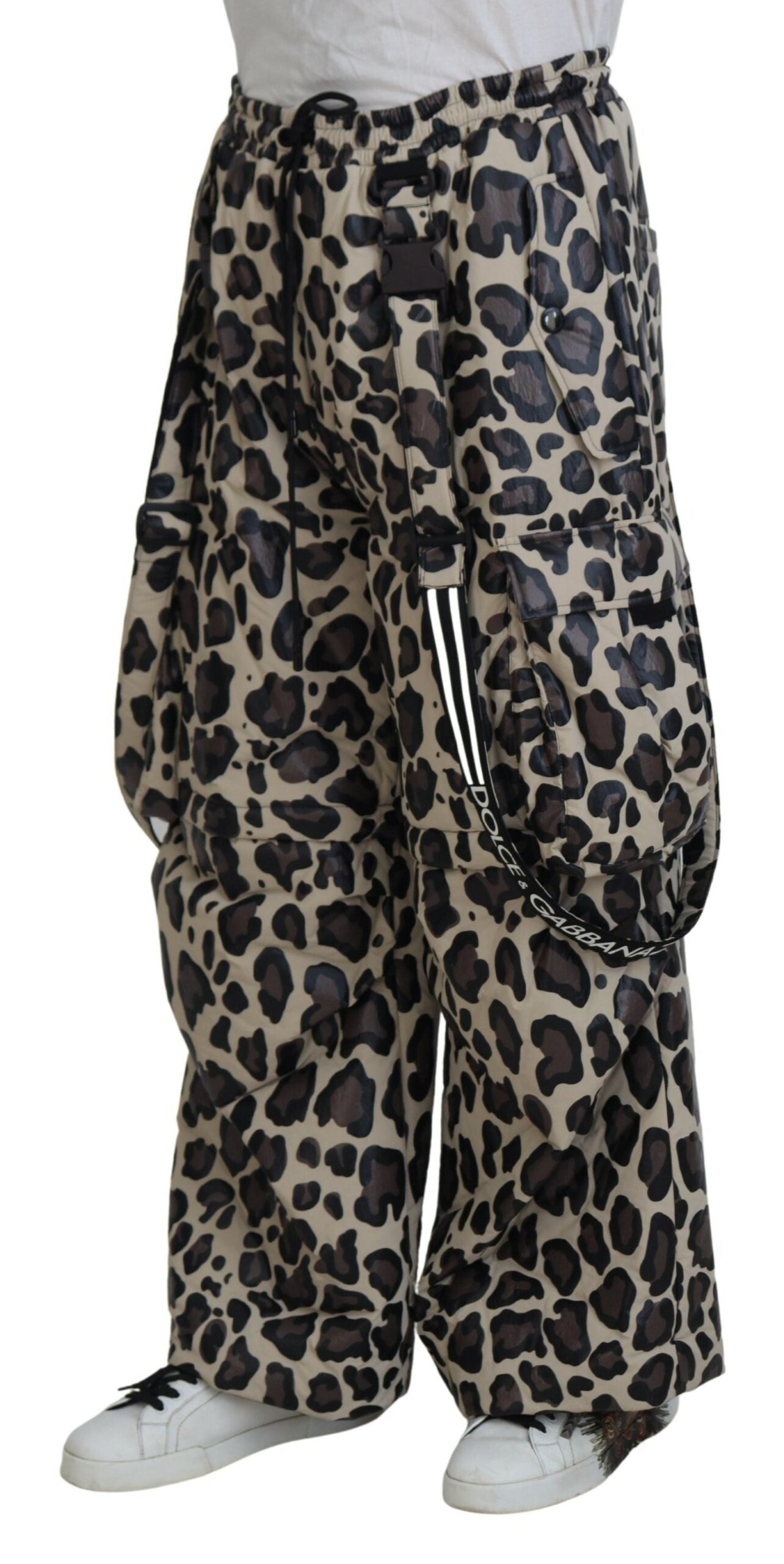  - Multicolor Leopard Print Snow Pants