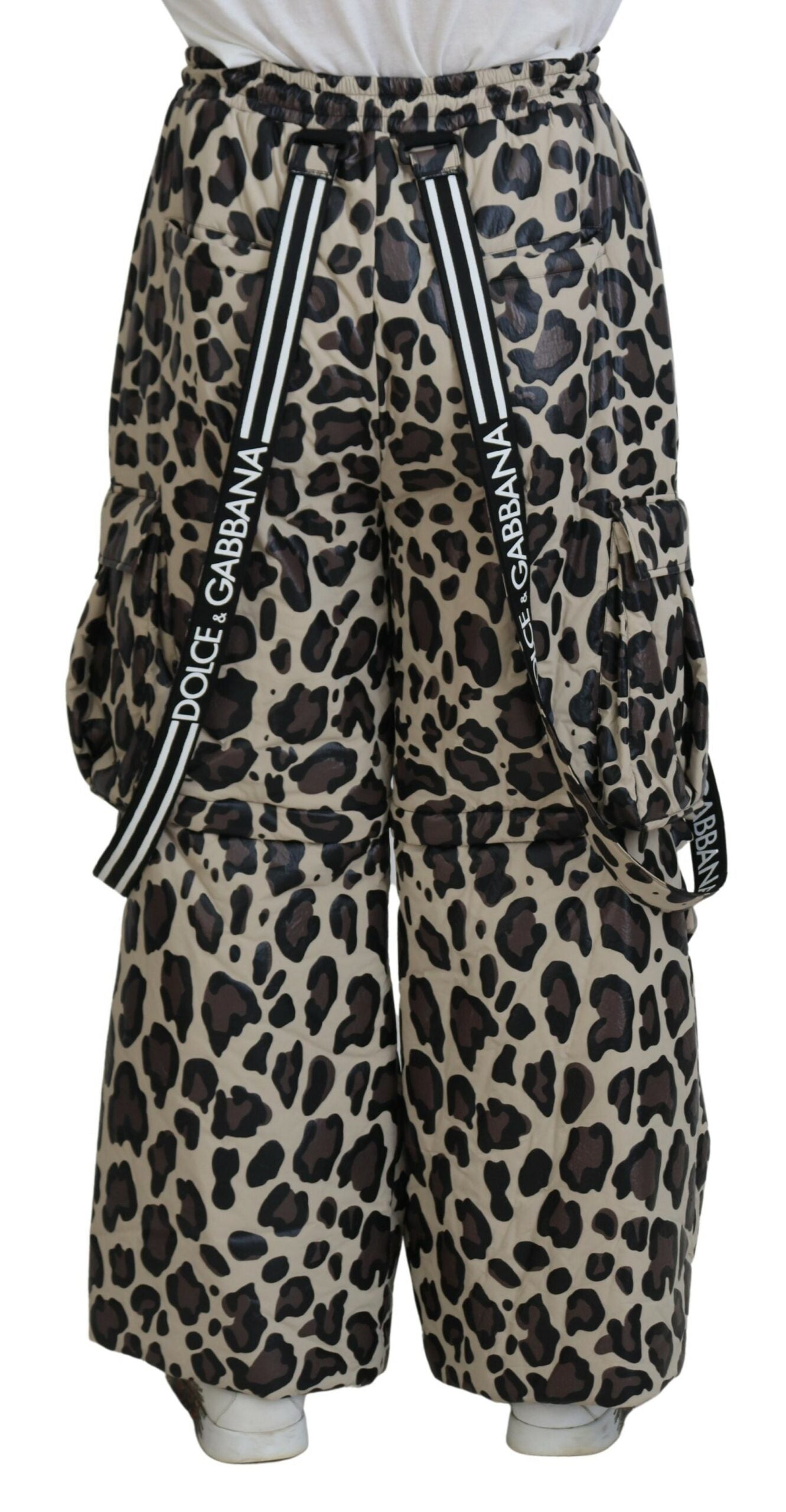 Leopard Print Snow Pants