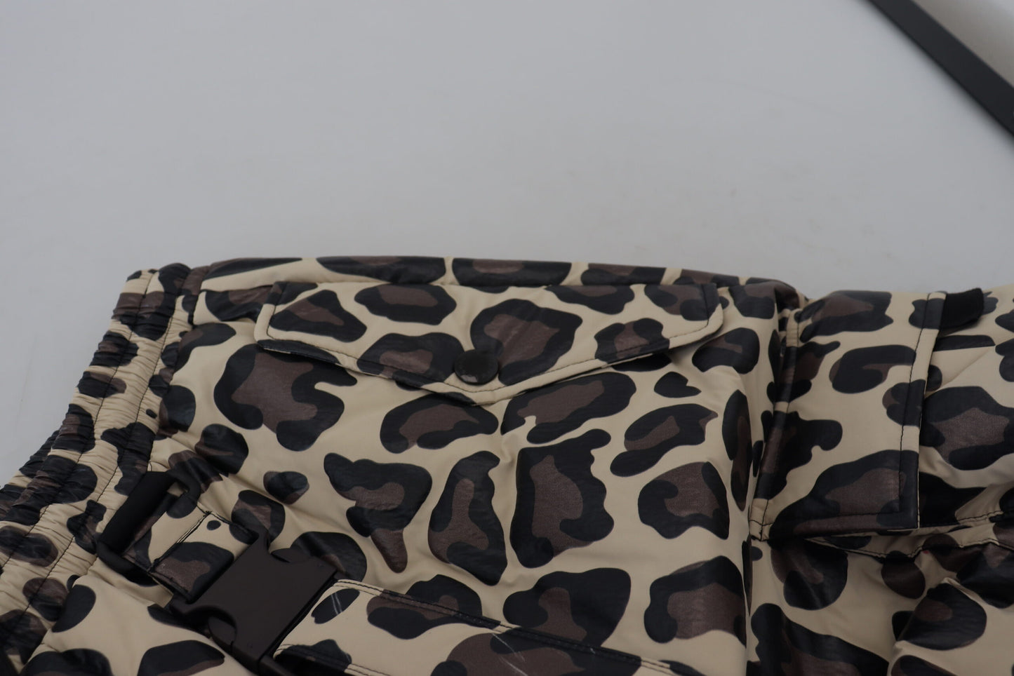  - Multicolor Leopard Print Snow Pants