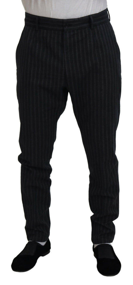  - Elegant Striped Chino Dress Pants