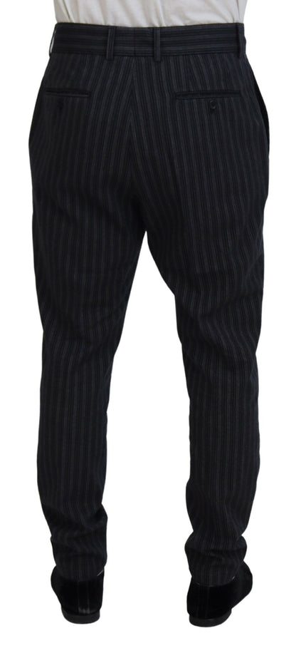  - Elegant Striped Chino Dress Pants