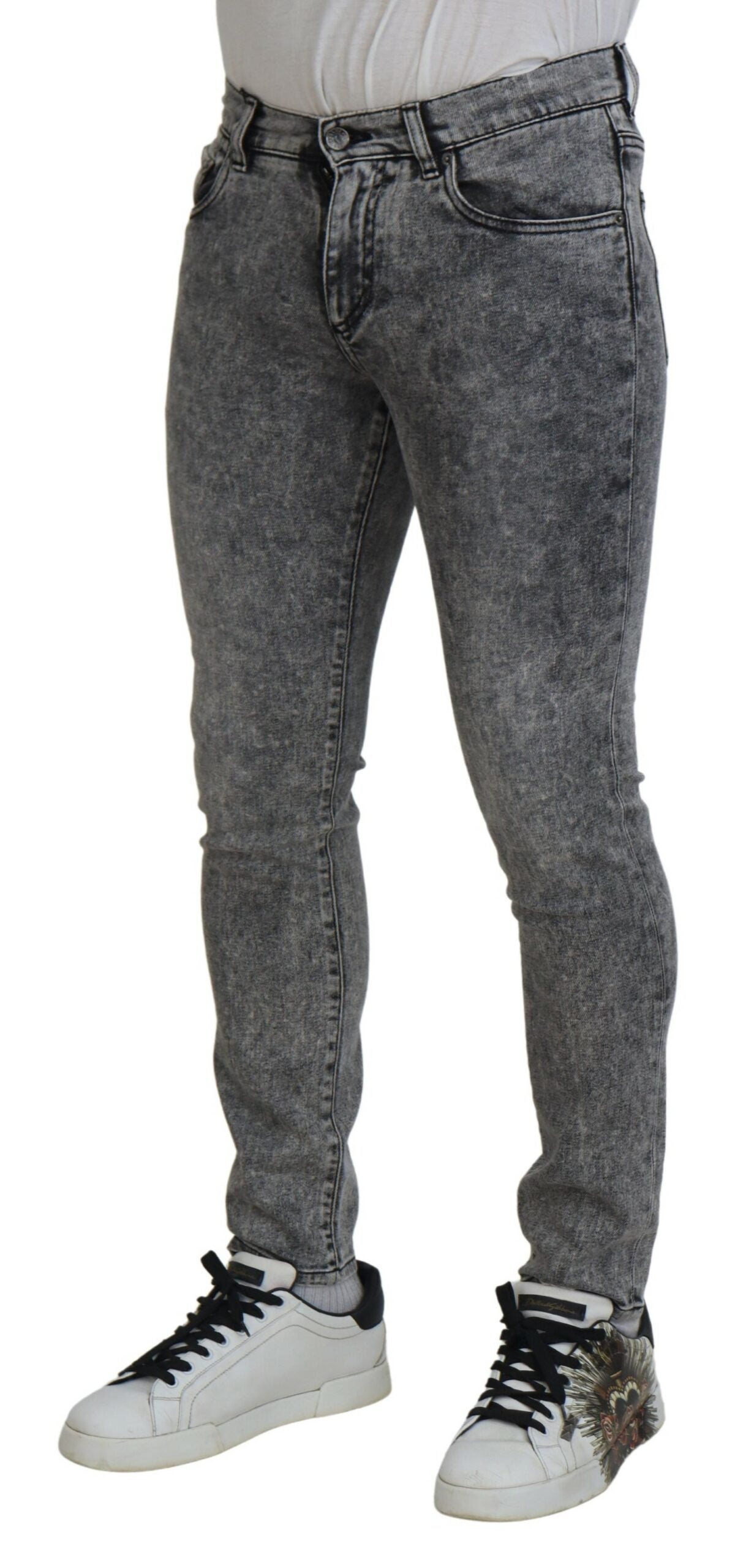  - Elegant Grey Skinny Jeans