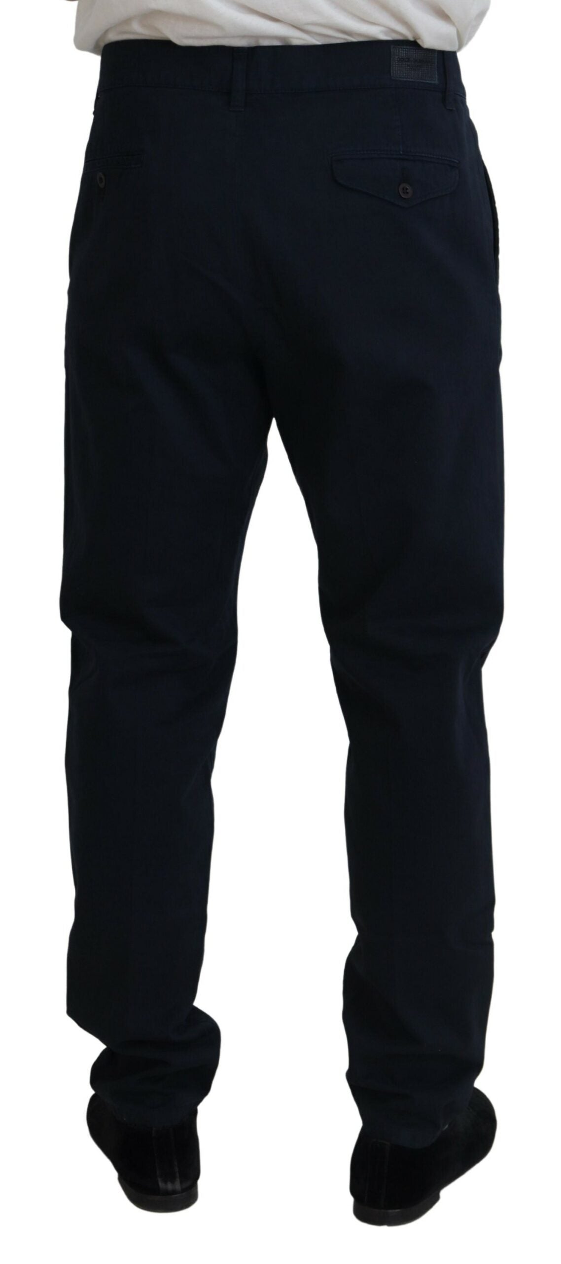  - Elegant Dress Chinos in Blue