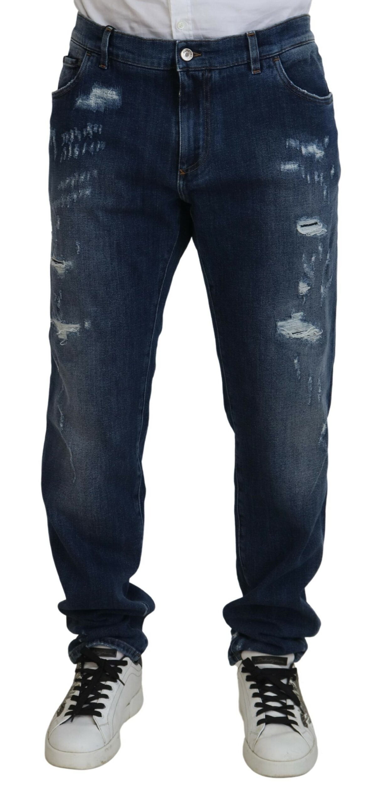  - Elegant Skinny Blue Jeans