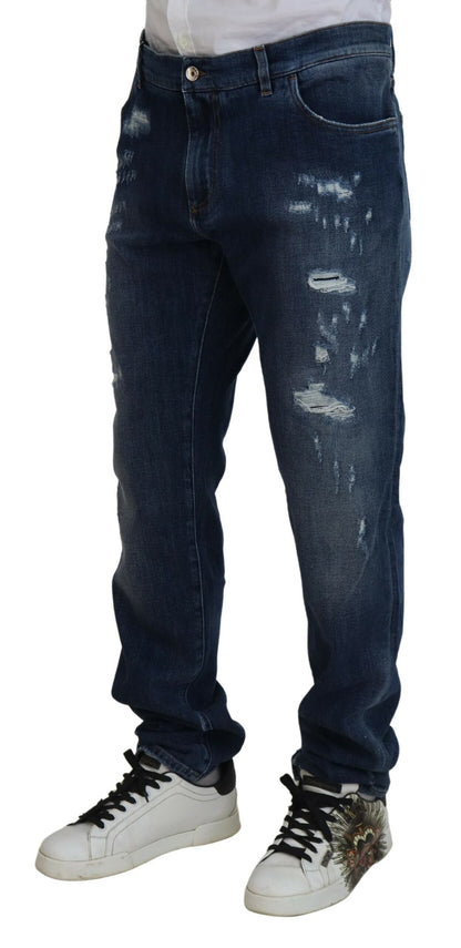  - Elegant Skinny Blue Jeans