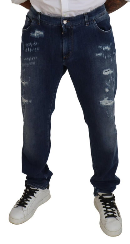  - Elegant Skinny Blue Jeans