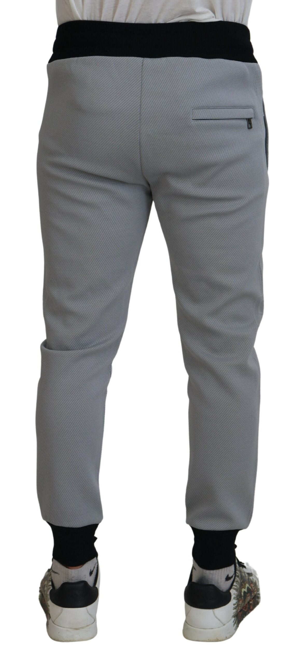  - Elegant Grey Jogger Pants