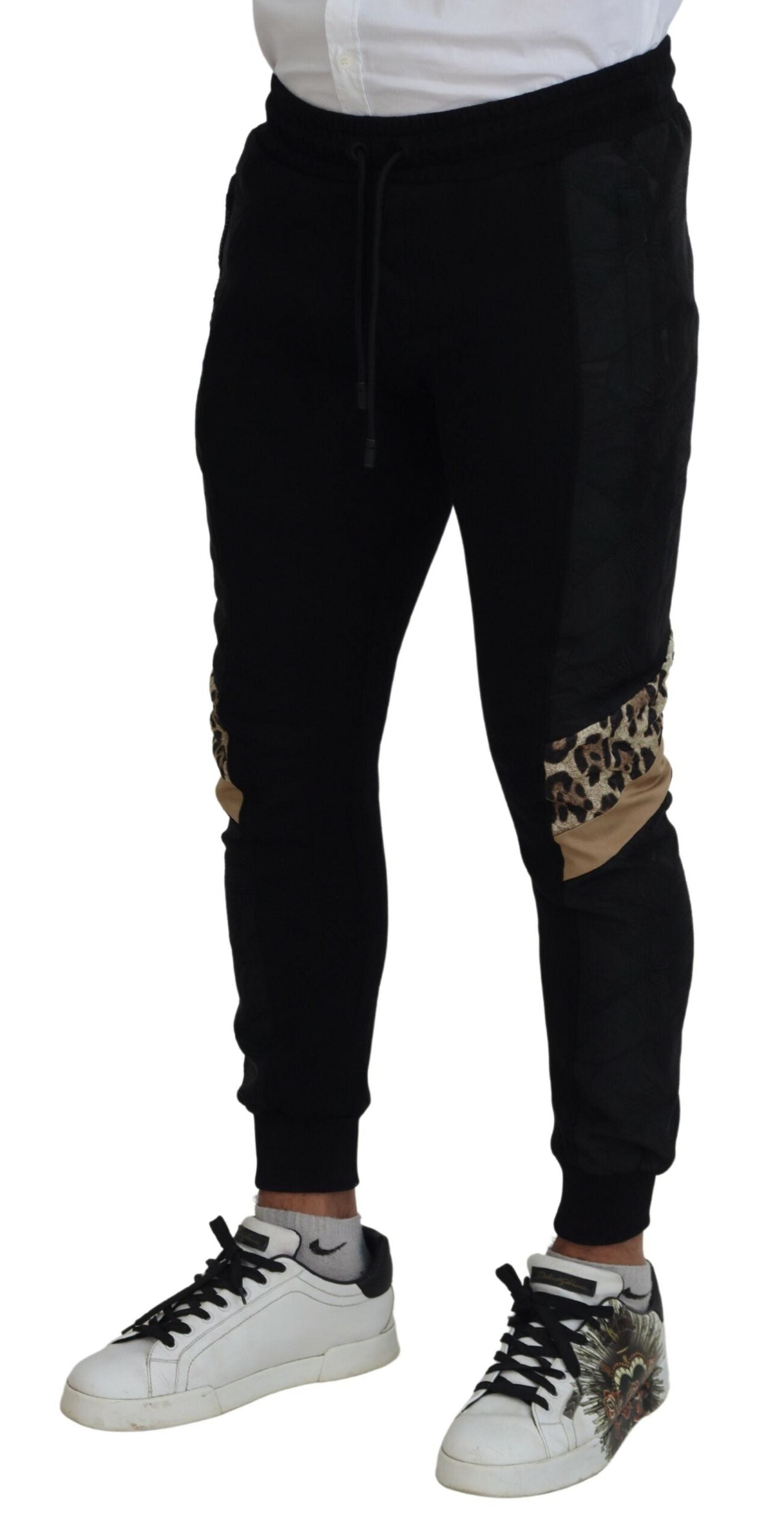  - Elegant Black Jogger Pants for the Modern Man