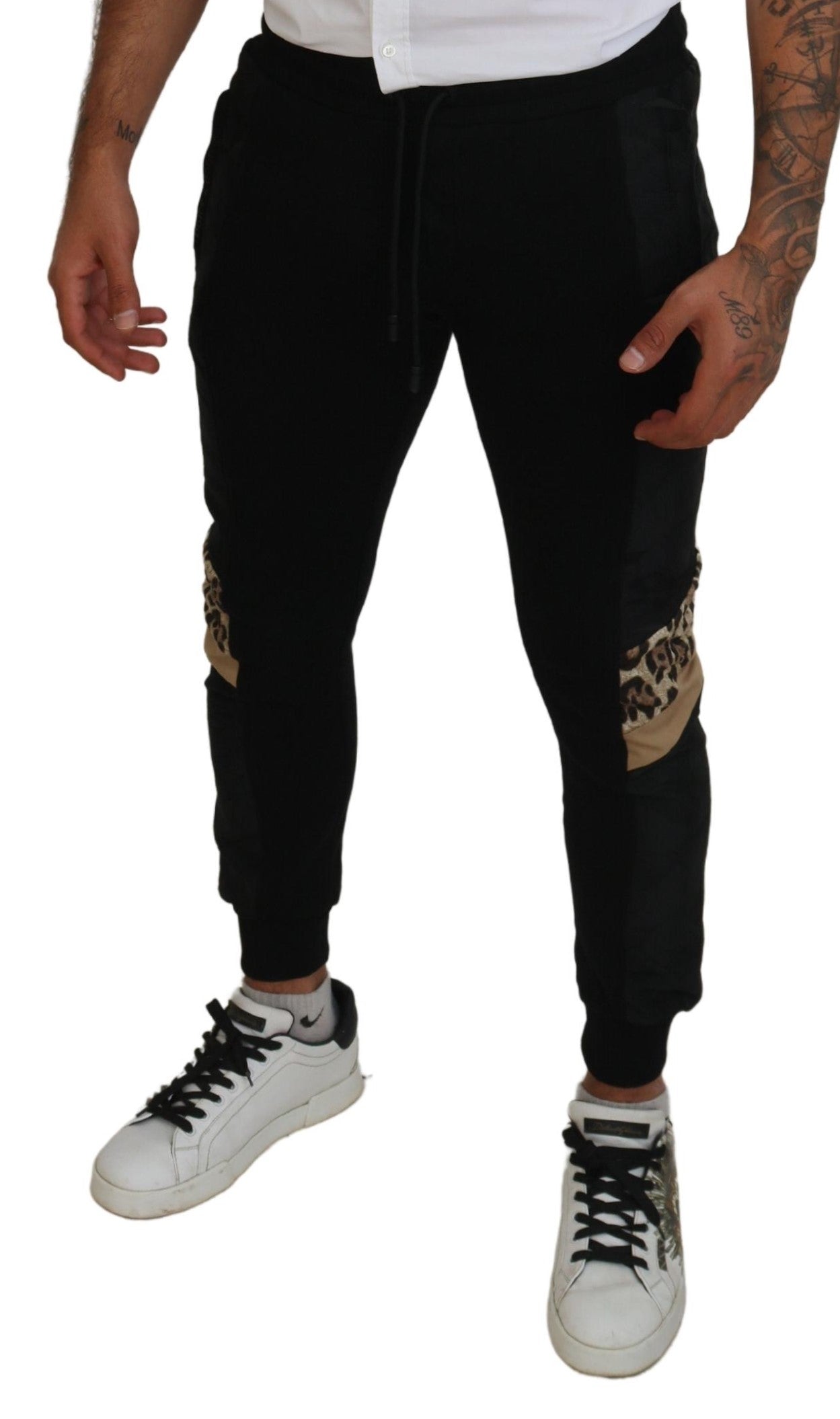  - Elegant Black Jogger Pants for the Modern Man