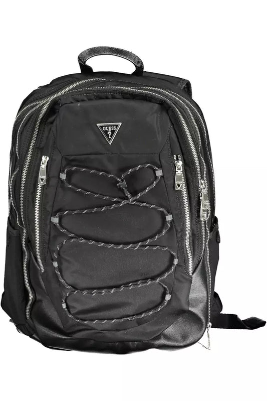  - Black Polyamide Men Backpack