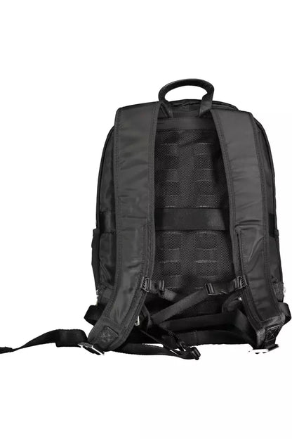  - Black Polyamide Men Backpack