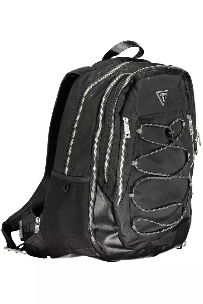  - Black Polyamide Men Backpack