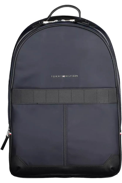 Blue Polyester Men Backpack - The Luxe Alliance