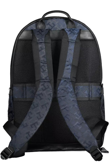 Blue Polyester Men Backpack - The Luxe Alliance