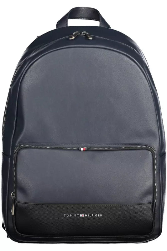 Blue Polyethylene Men Backpack - The Luxe Alliance