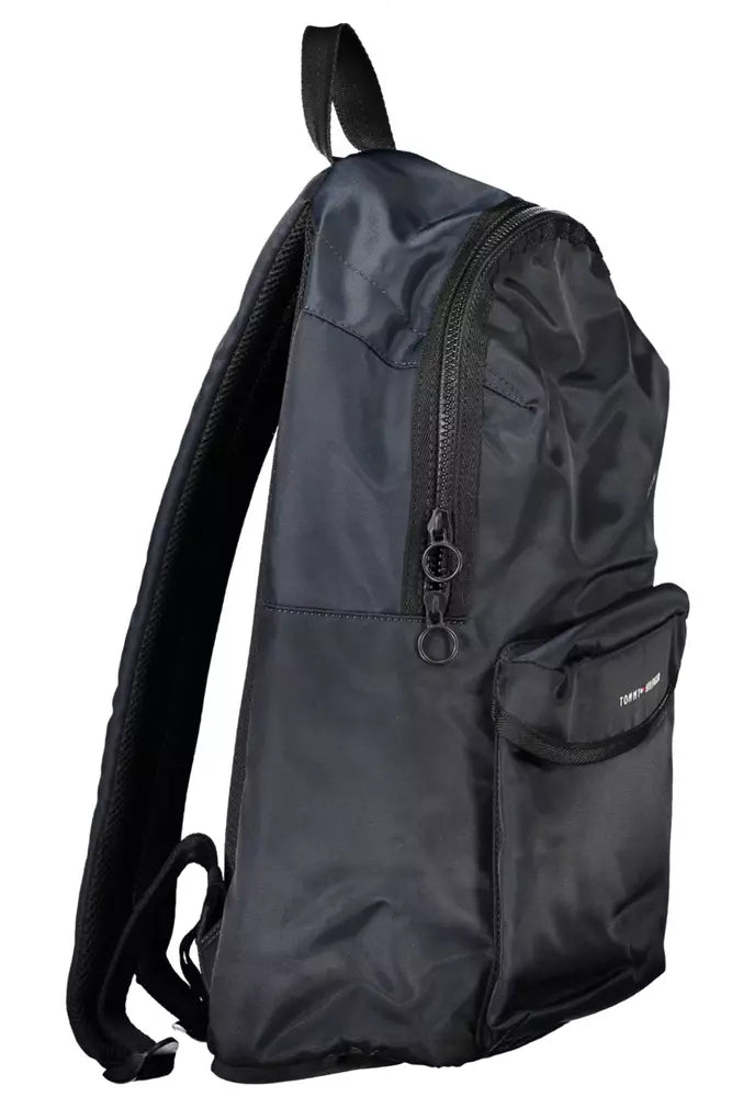  - Blue Polyester Men Backpack