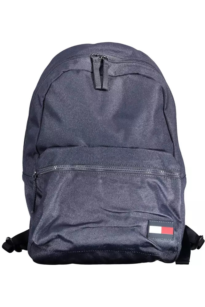 Blue Polyester Men Backpack - The Luxe Alliance