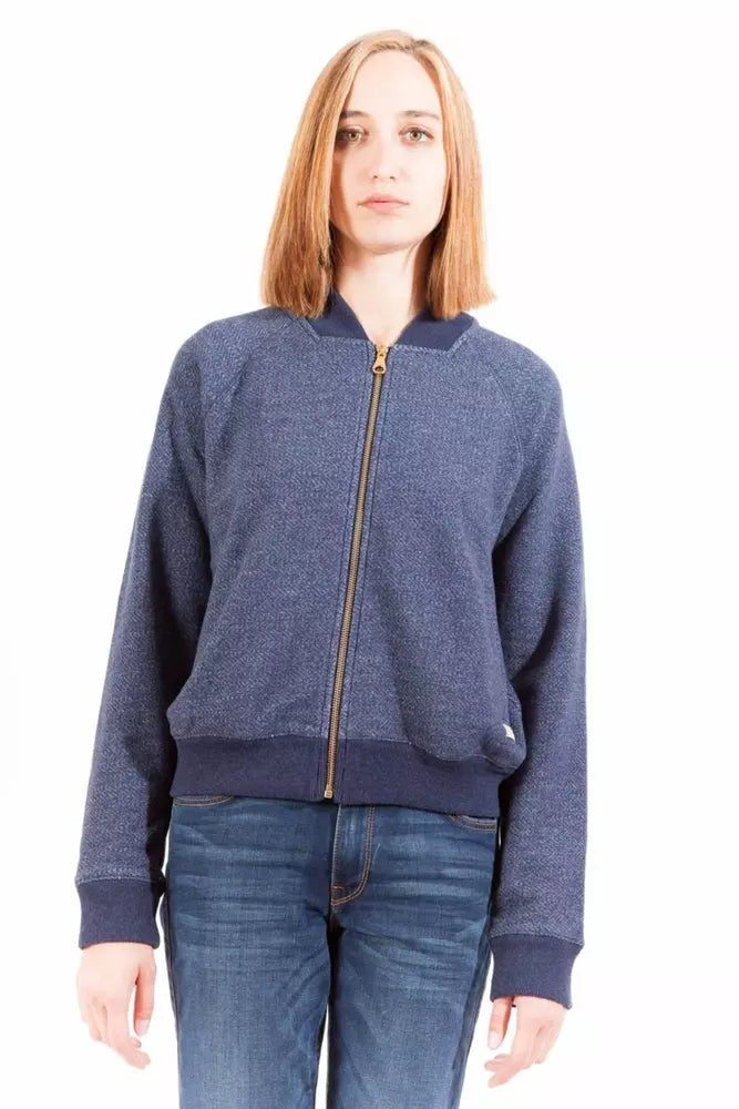 Blue Cotton Women Sweater - The Luxe Alliance