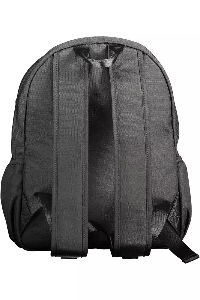 Black Polyester Men Backpack - The Luxe Alliance