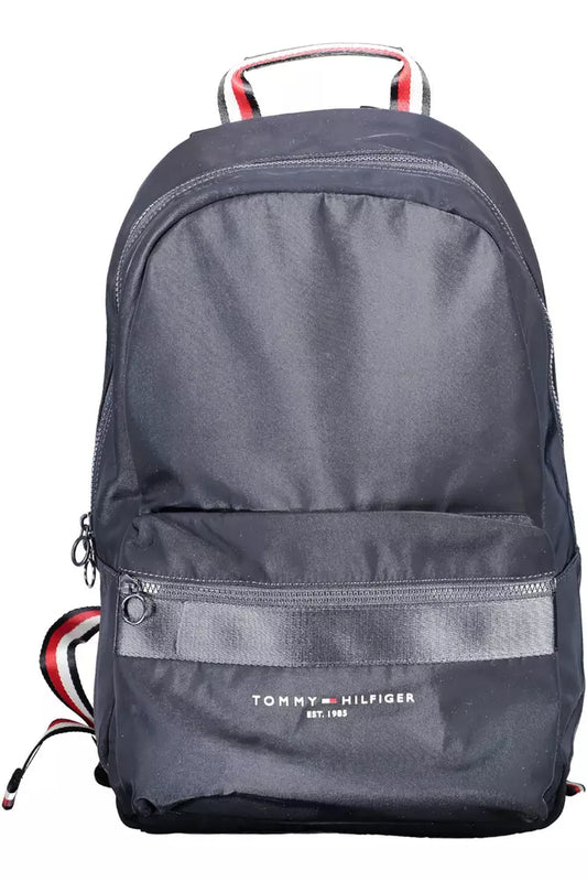  - Blue Polyester Men Backpack