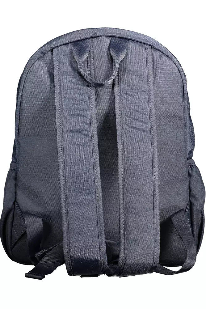 Blue Polyester Men Backpack - The Luxe Alliance