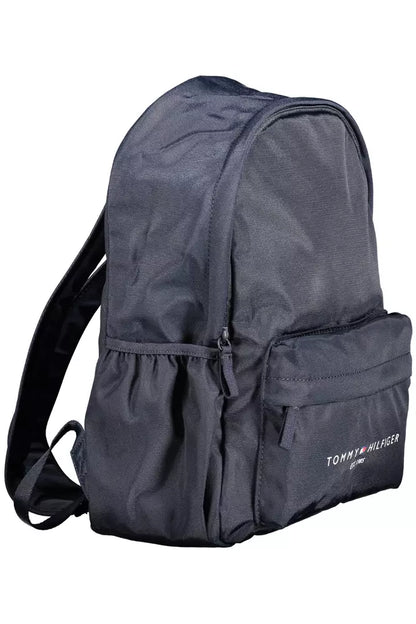 Blue Polyester Men Backpack - The Luxe Alliance