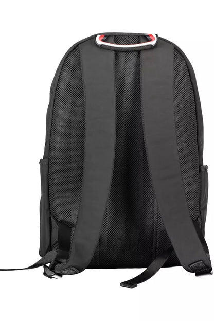  - Black Polyester Men Backpack