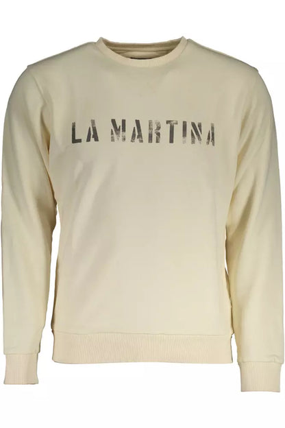  - White Cotton Men Sweater