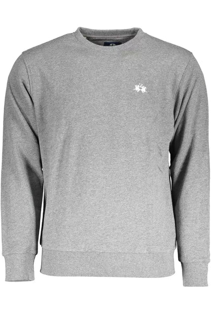  - Gray Cotton Men Sweater