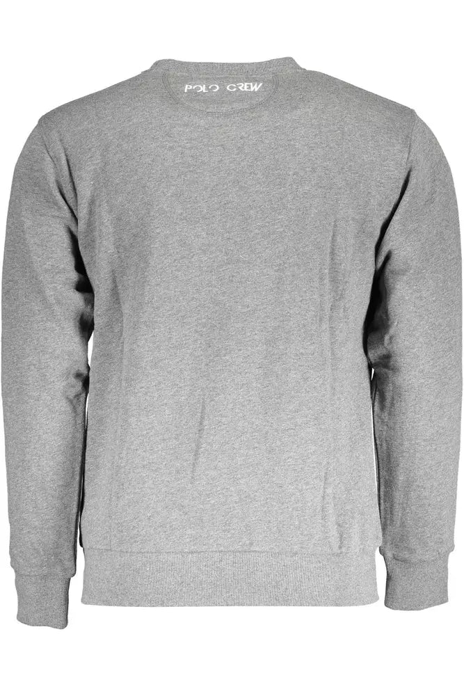  - Gray Cotton Men Sweater