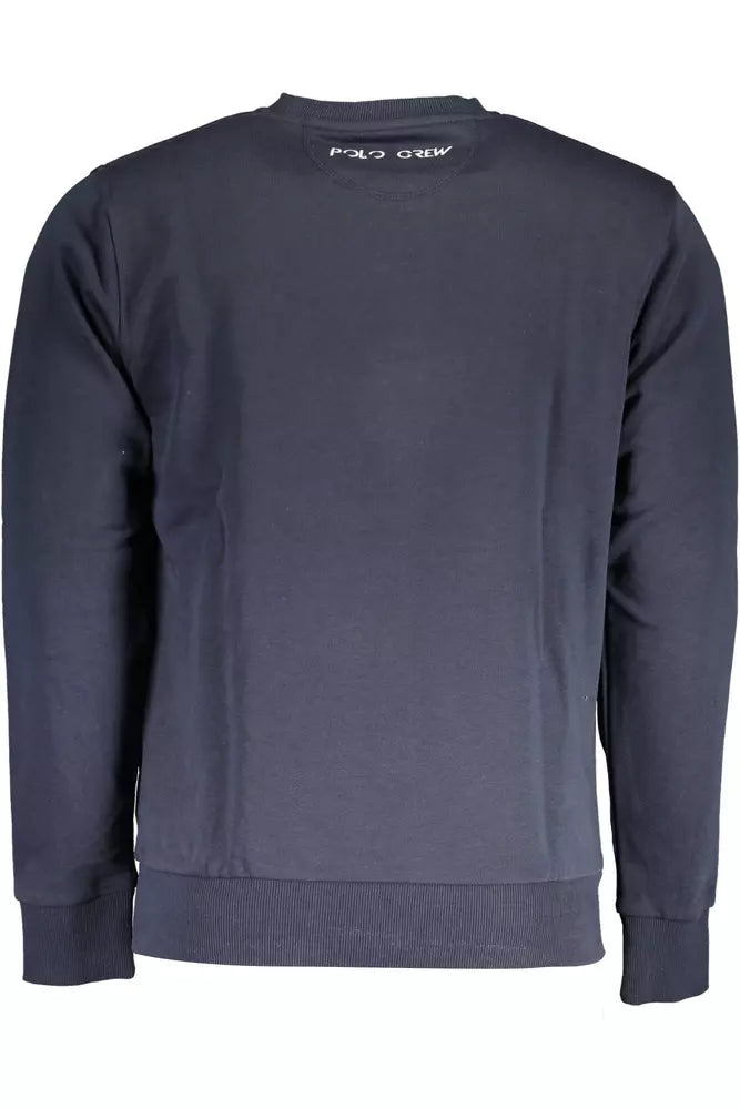  - Blue Cotton Men Sweater