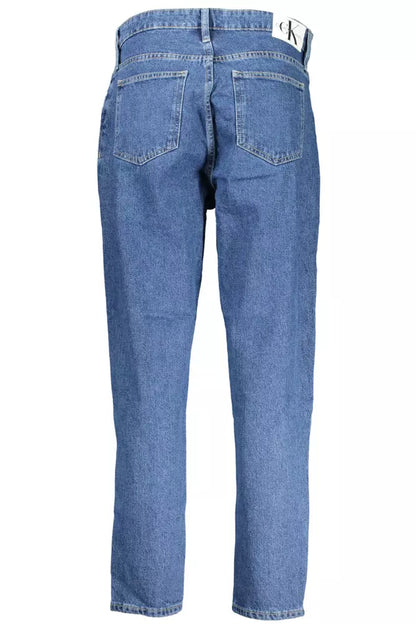 Blue Cotton Women Jeans - The Luxe Alliance