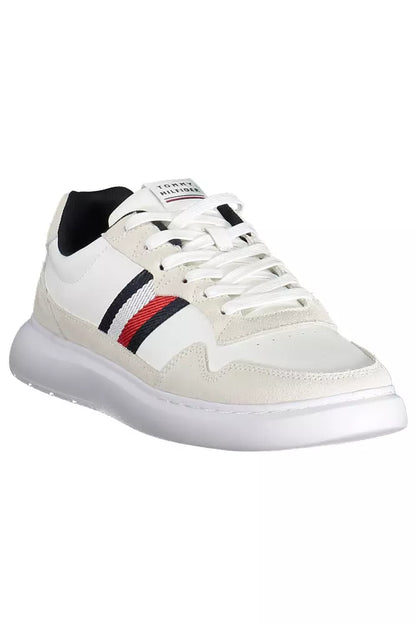 White Leather Men Sneaker - The Luxe Alliance