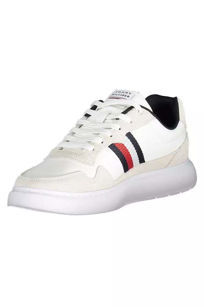 White Leather Men Sneaker - The Luxe Alliance