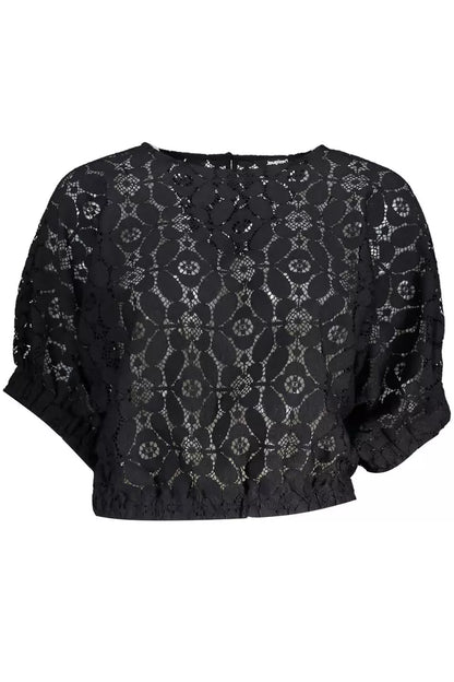  - Black Polyester Women Blouse