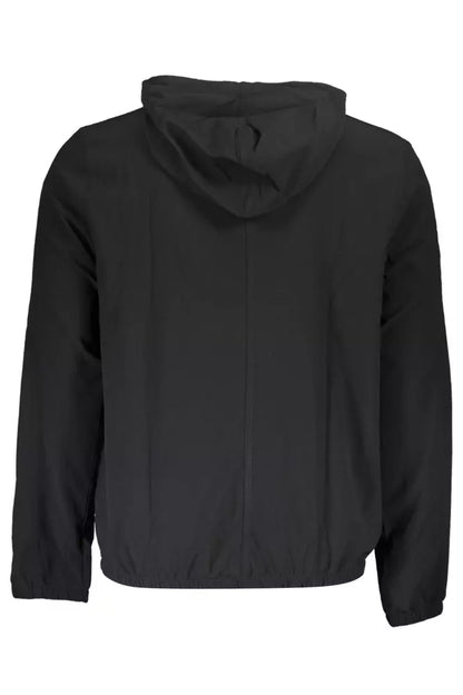 Black Polyester Men Sweater - The Luxe Alliance