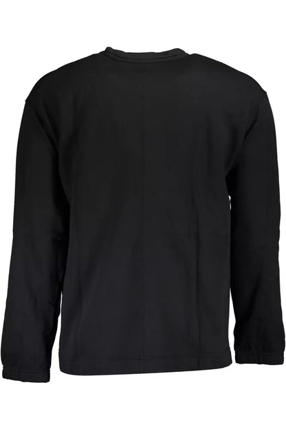 Black Cotton Men Sweater - The Luxe Alliance