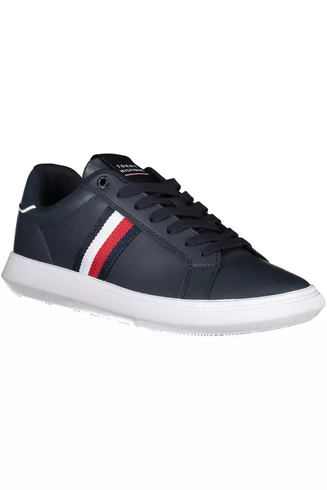  - Blue Leather Men Sneaker