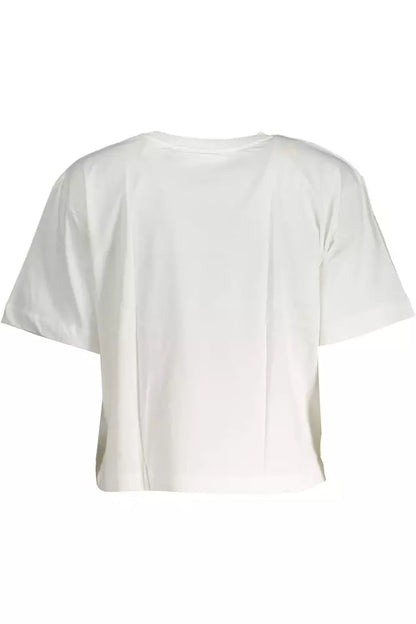  - White Cotton Women Top