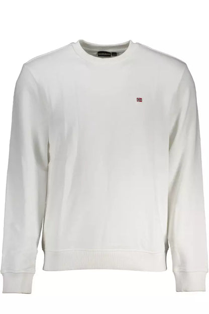  - White Cotton Men Sweater