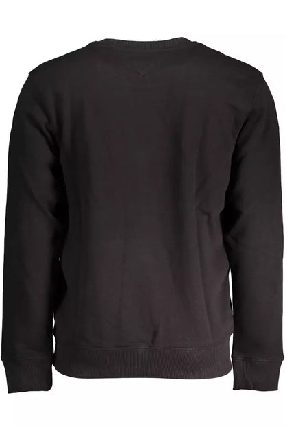 Black Cotton Men Sweater - The Luxe Alliance