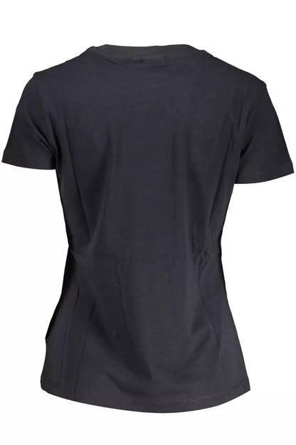  - Black Cotton Women T-Shirt