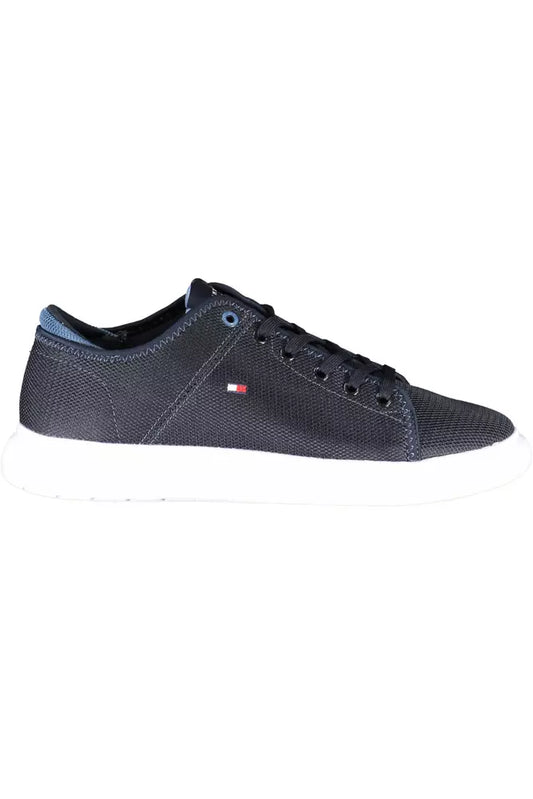 Blue Polyester Men Sneaker - The Luxe Alliance