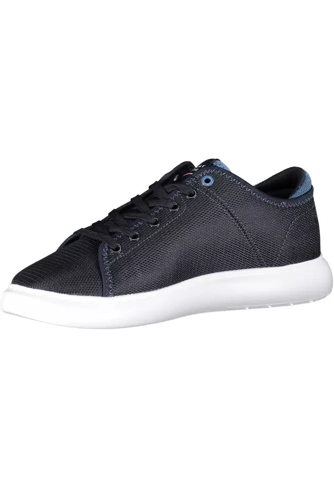 Blue Polyester Men Sneaker - The Luxe Alliance